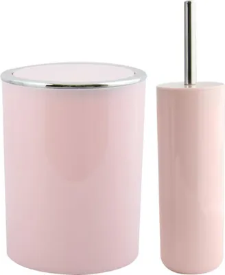 Produktbild von Badset Kosmetikeimer + WC Bürste Pastellrosa