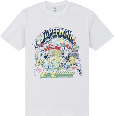 Produktbild von Superman - "Lex Luthor" T-Shirt für Herren/Damen Uni PN666 (M) (Weiß)