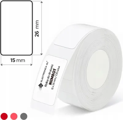Produktbild von Selbstklebende Etiketten Thermosticker Niimbot D11 D110 D101 H1S 15x26