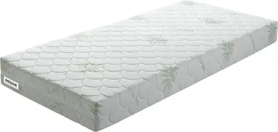 Produktbild von Visco-Matratze Benab Visco Plus 1+1 Matratze 80 x 195 cm H3 / H4 hart 18 cm hohe Visco-Matratzen, Aloe Vera, Visco, PUR, 7 Zonen, Knoben