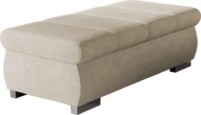 Produktbild von MIRJAN24 Polsterhocker Bangkok Groß, Moderne Sitzhocker vom Hersteller, Holzkonstruktion, 120x60x39 cm (Farbe: Uttario Velvet 2979)