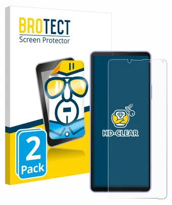 A product packaging for screen protectors, showing a cartoon character and the product itself.