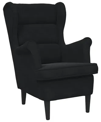 Image de Fauteuil en velours noir, 324065 HangarStore.cz
