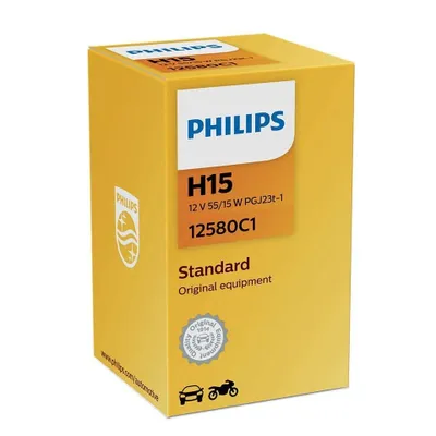 Zdjęcie produktu dla Żarówka H15 12V/55/15W Pgj23T-1 1Szt. Philips