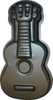 Produktbild von Neustanlo | Backform Gitarre | Fassungsvermögen ca. 1,6 Liter | ideal für kreative Backideen | musikalische Highlights in Kuchenform