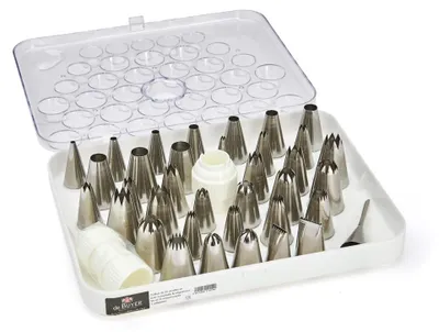 Image de de Buyer - Ensemble de 35 buses en acier inoxydable - 2114.10, argenté, 30x24 cm
