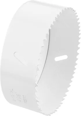 Produktbild von Bi-Metall Lochsäge 114 mm Durchmesser, 38 mm Bohrtiefe für Metall und Holz
