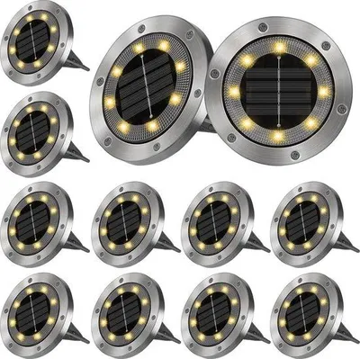 Obrázek produktu pro Solární osvětlení zahrady, 8 LED žárovek, vodotěsné
