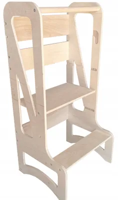 Obrázek produktu pro Rostoucí učící věž přírodní 83 cm,  Ideální pro malou kuchyň