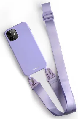 Obrázek produktu pro Pouzdro StilGut s popruhem na iPhone 12 Mini, nastavitelný, fialové