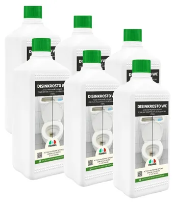 Image de Gel détartrant WC, élimine le calcaire tenace, améliore l'hygiène et la fonctionnalité, DISINKROSTO WC® - 1LTx6PCS
