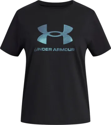 Produktbild von Under Armour Ua G Rival Shimmer Ss - black, Größe:S
