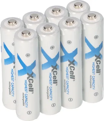 Obrázek produktu pro 8x dobíjecí baterie XCell Micro AAA Ni-MH 1,2 V 1150 mAh