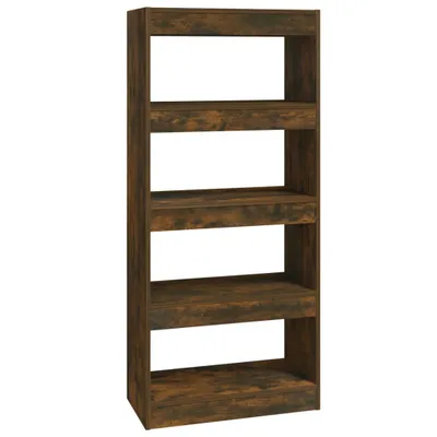Immagine prodotto di vidaXL Libreria/divisorio per ambienti in rovere fumé 60x30x135 cm materiale a base di legno