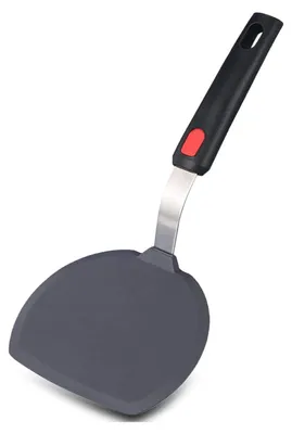 Produktbild von Silikonspatel, hitzebeständig bis 315 °C, antihaftbeschichtet, zum Kochen und Backen, grün