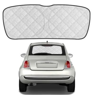 Productafbeelding van Opvouwbaar Zonnescherm voor Achterruit van Fiat 500