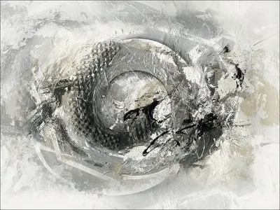 Produktbild von Leinwandbild Grey & Silver III 116x84 cm