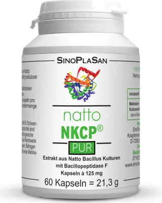 Produktbild von Natto Nkcp Pur 125 mg Kapseln 60 St