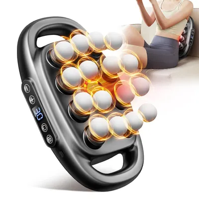 Produktbild von Nackenmassagegerät,Intelligentes 3D-Rollen-Schulter-/Nackenmassagegerät, 3-Gang-Wärme, 5 Modi, Linderung von Muskelschmerzen