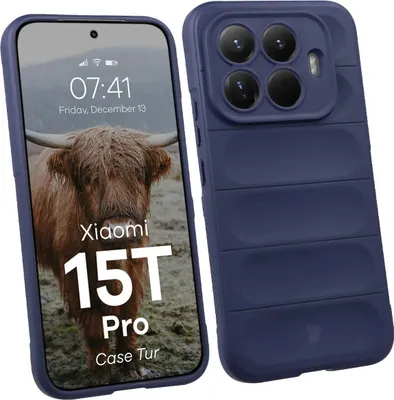 Produktbild von Robuste Handyhülle für Xiaomi 15T Pro, Bizon Case Tur, Dunkelblau