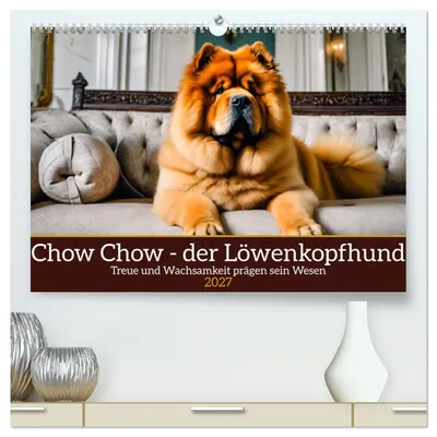 Productafbeelding van Chow Chow - de leeuwenkopshond (hoogwaardige premium wandkalender 2027, formaat DIN A2, liggend), kunstafdruk in hoogglans