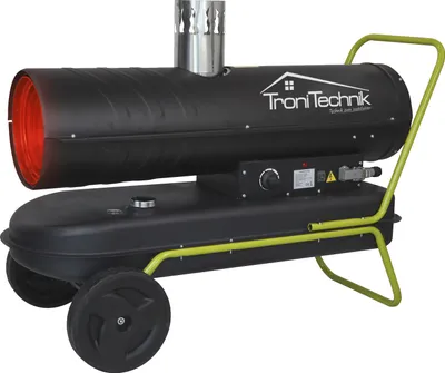 Produktbild von TroniTechnik® TT-HK-245 Heizkanone Dieselkanone Heizlüfter 30kW mit Handgriff, Rohrrahmen, Rädern und Abluftauslass