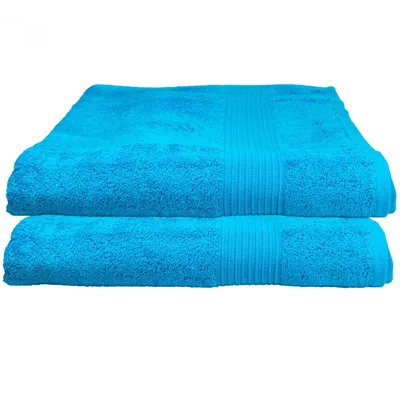 Produktbild von 2er Set Julie Julsen Duschtuch 70 cm x 140 cm Türkis,70x140