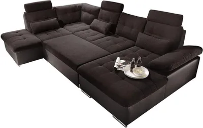 Immagine prodotto di Zona giorno divano multifunzionale divano angolare divano letto a U funzione divano letto nuovo