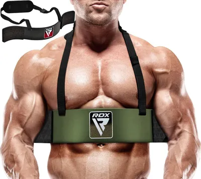Produktbild von RDX Arm Curl Blaster Unterstützung für Muskelaufbau und Gewichtheben, Training von Bizeps und Trizeps