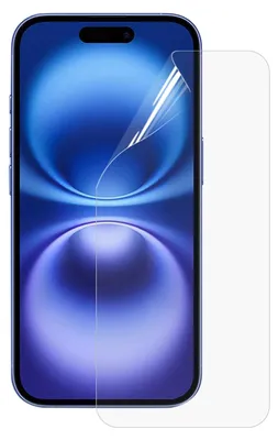 Produktbild von Für Apple iPhone 16 Full Screen Protector Hydrogel Explosion Proof Schutz Folie