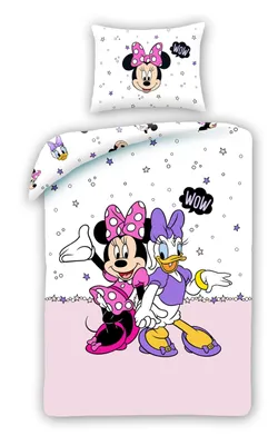 Produktbild von HALANTEX Leinen inklusive Minnie und Daisy Cotton, 140/200, 70/90 cm