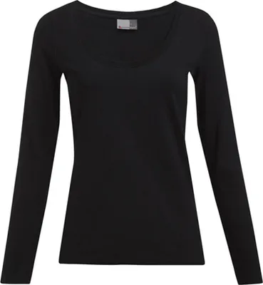 Immagine prodotto di Promodoro 4085 | Maglietta donna Slim Fit-T manica lunga - Colore: Nero - Taglia: XXL