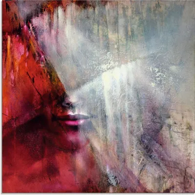 Produktbild von ARTland Glasbild Julia Größe: 50x50 cm