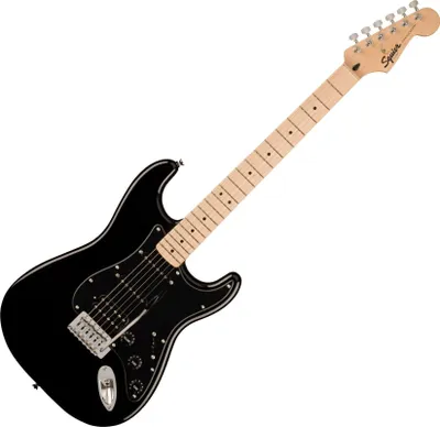 Zdjęcie produktu dla Fender Squier Sonic Stratocaster HSS MN Black Gitara elektryczna