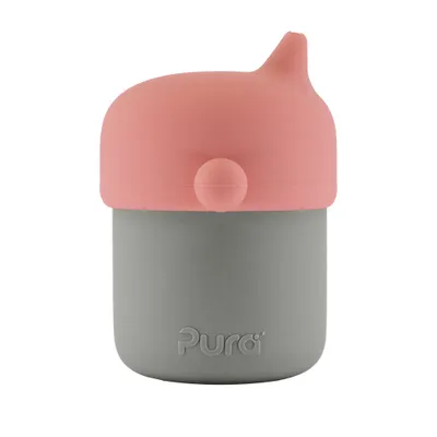 Produktbild von PURA My-My™ Silikon Trinklernbecher 150ml Rose/Slate Grey