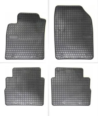 Obrázok produktu pre 2003-2008 Opel Signum podlahové rohože gumové čierne 4 ks