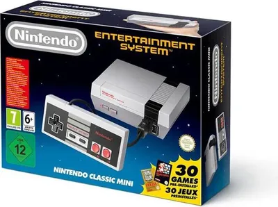 Zdjęcie produktu dla Nintendo NES Classic, NES / SNES, Szary, 646 g, Chiny, 384 g, HDMI