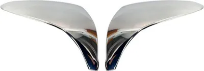 Obrázok produktu pre Kryty zrkadiel kryt zrkadla pre Hyundai ix35 2010-2015 nerezová oceľ strieborná 2ks