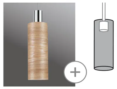 Image de URail Abat-jour Vitus 2Easy 110mm Bois