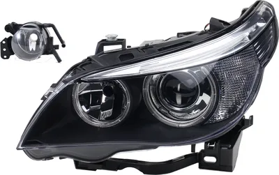 Zdjęcie produktu dla Johns, reflektory pasujące do BMW serii 5 E60 E61 01/05-03/07 Xenon D2S H7 lewy + przeciwmgielne. 63127160193 63176920703 63176910791 6910791 6920703