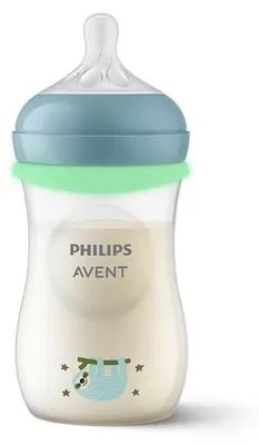 Philips Avent SCY903/81 Natural Response Glow Babyflasche 260 ml