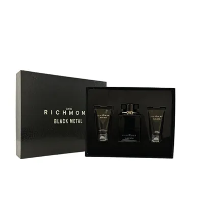 Image de Set : Black Metal Natural Gel douche 50ml, Body Lotion 50ml, EdP 100ml