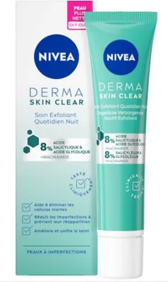 Obrázok produktu pre Denní krém na obličej proti akné a černým tečkám Nivea Derma Skin Clear, 40 ml