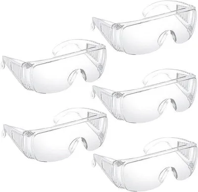 Zdjęcie produktu dla Okulary ochronne z soczewkami odpornymi na zarysowania do stosowania w miejscu pracy i laboratorium