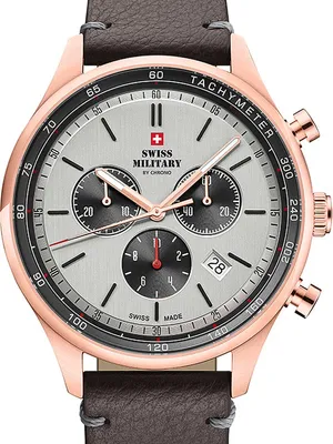 Produktbild von Swiss Military SM34081.09 Chronograph Herrenuhr 42mm 10ATM