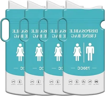 Obrázok produktu pre 4 jednorazové vrecká s objemom 750 ml pre mužov, ženy a deti – vrecká odolné proti vytečeniu pre núdzové situácie