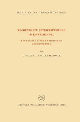 Produktbild von Rechenhafte Betriebsführung im Einzelhandel