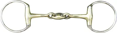 Produktbild von HKM Doppelt gebrochenes Olivenkopfgebiss 18 mm aus Argentan , Gr. 55/115 weiter