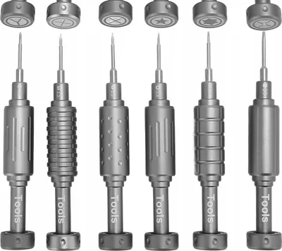 Immagine prodotto di Rosfix Set di 6 Cacciaviti Magnetici di Precisione per la Riparazione di Telefoni, Orologi e Tablet