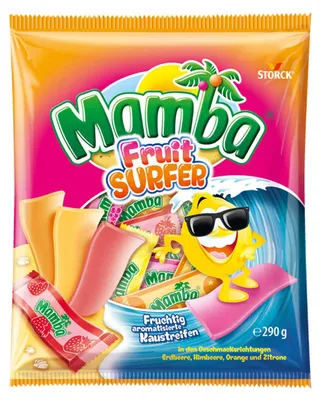 Zdjęcie produktu dla Mamba Fruit Surfer pyszne kupne paski o owocowym smaku 106g